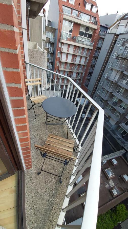 Appartement Met Zeezicht Op Het Van Bunnenplein Knokke-Heist Exteriör bild